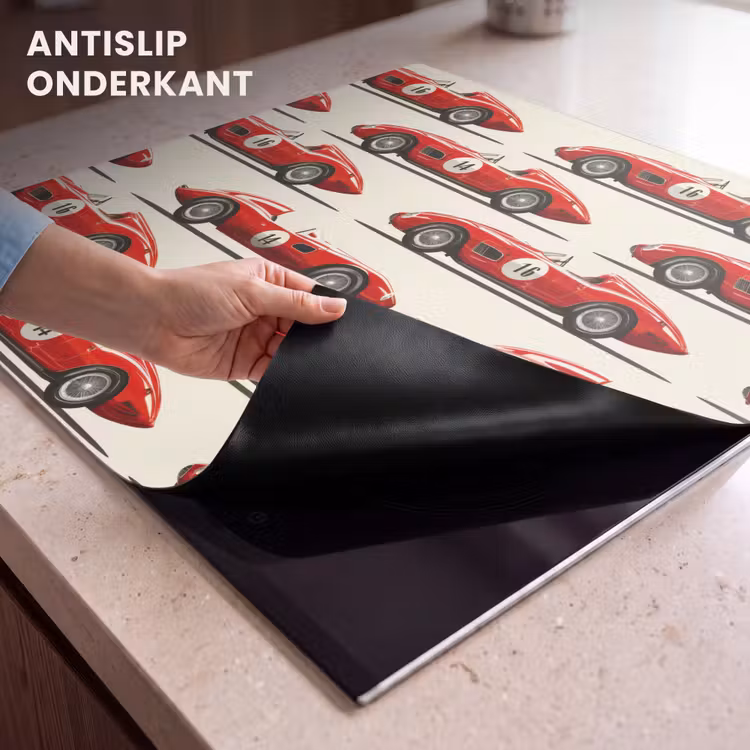 Inductie beschermer - Raceauto - Retro - Rood — 6