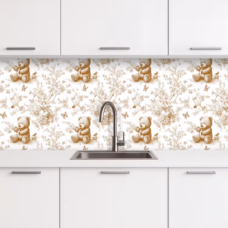 Spatscherm keuken - Beer - Tijdloos - Bruin — 4