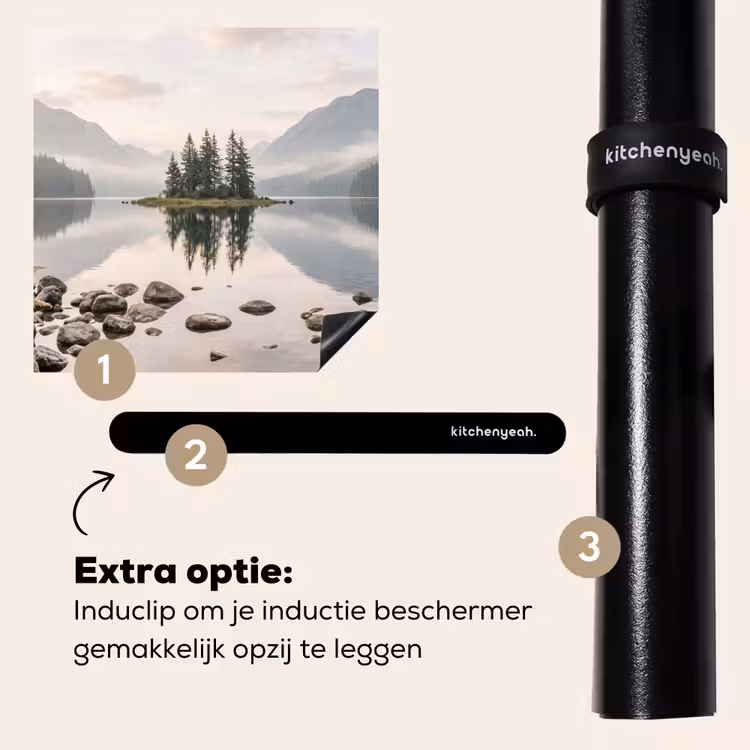 Inductie beschermer - Meer - Bergen - Landschap - Groen — 8