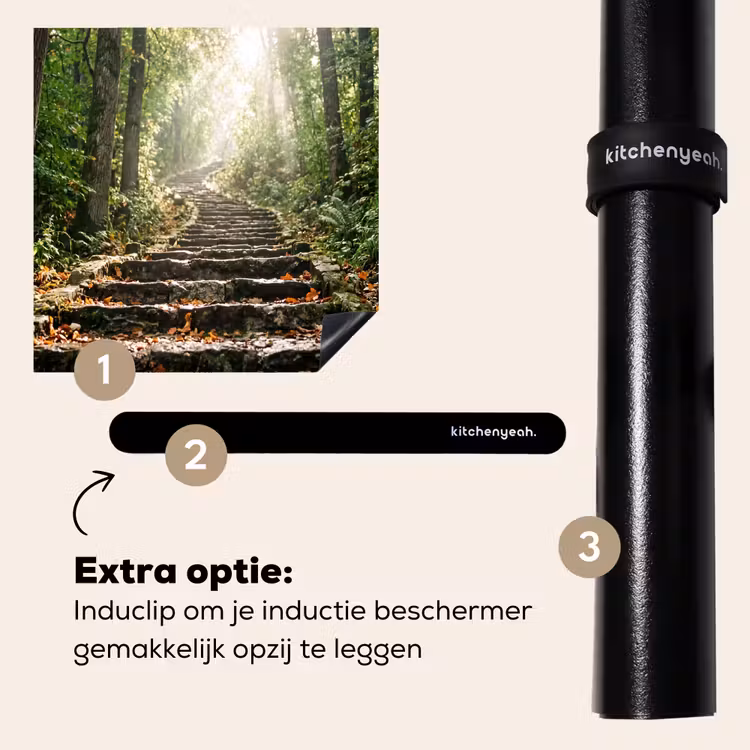 Inductie beschermer - Stenen - Trap - Bos - Natuur — 8