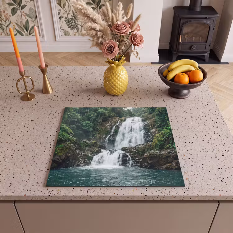 Inductie beschermer - Waterval - Bos - Natuur - Groen — 3