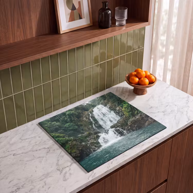 Inductie beschermer - Waterval - Bos - Natuur - Groen — 4