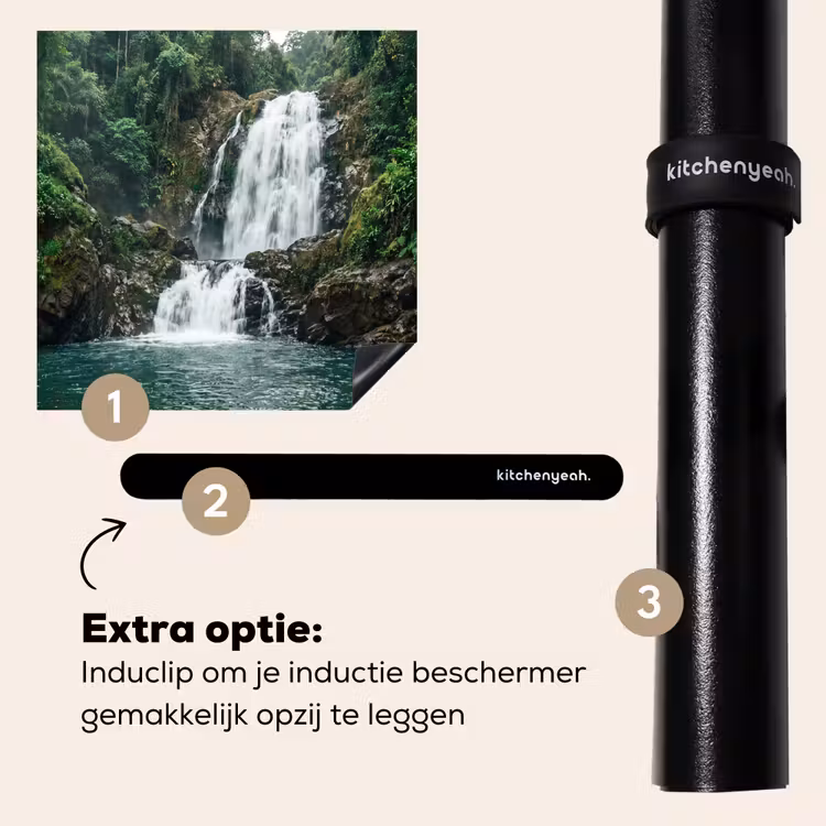 Inductie beschermer - Waterval - Bos - Natuur - Groen — 8