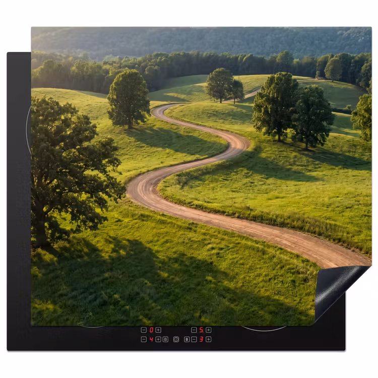 Inductie beschermer - Weg - Weide - Natuur - Groen — 1