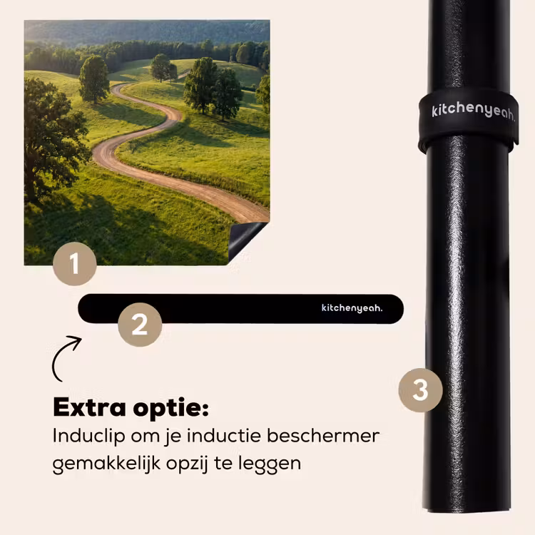 Inductie beschermer - Weg - Weide - Natuur - Groen — 8