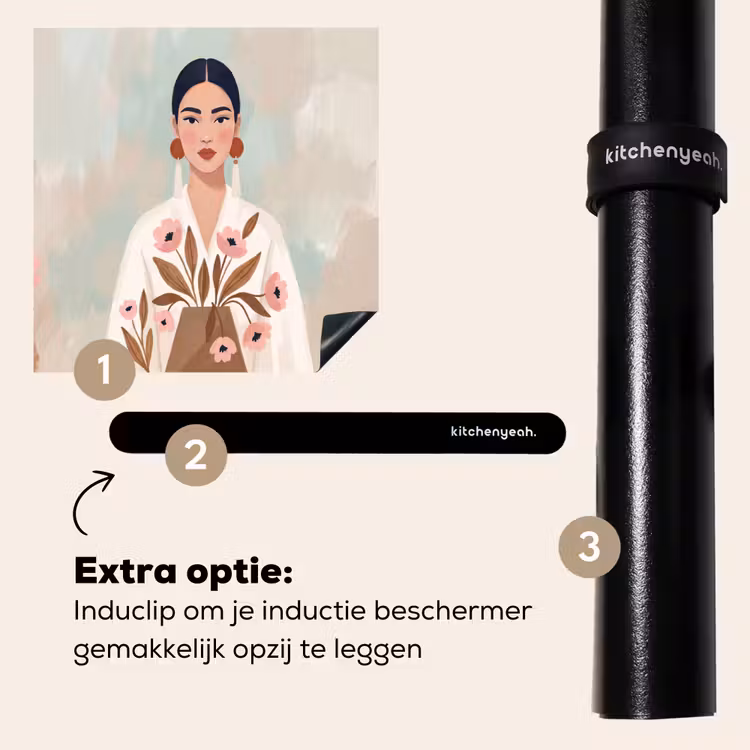 Inductie beschermer - Vrouw - Kimono - Pastel — 8