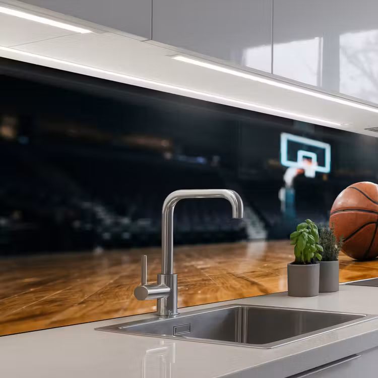 Spatscherm keuken - Basketbal - Arena - Sport — 2
