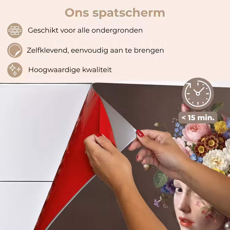 Spatscherm keuken - Meesterwerk -  Modern - Kleurrijk — 4