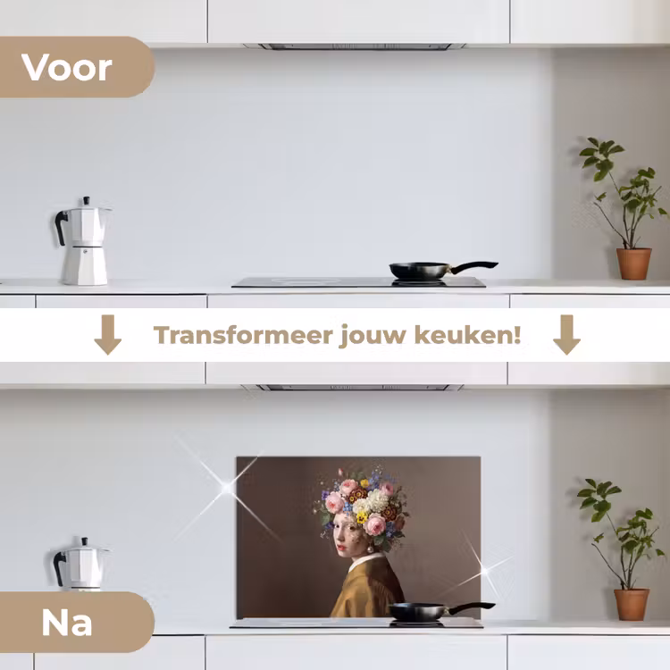 Spatscherm keuken - Meesterwerk -  Modern - Kleurrijk — 7