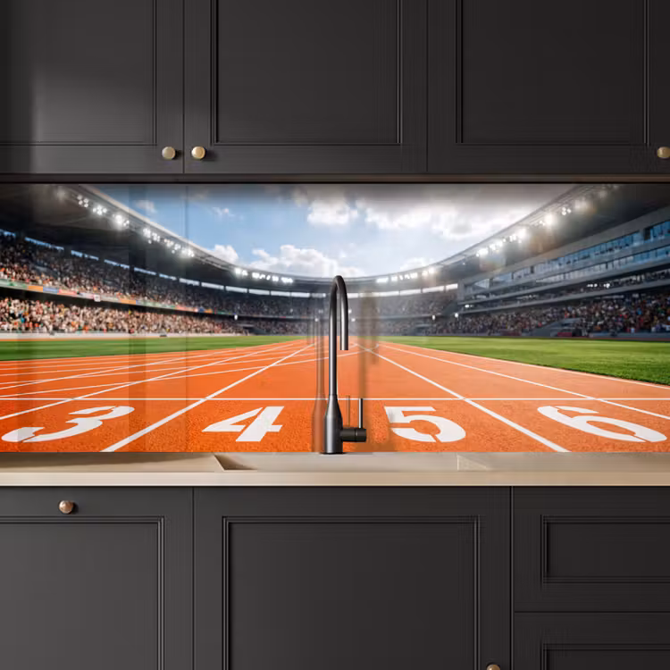 Spatscherm keuken - Sintelbaan - Stadion - Sport -Oranje — 6