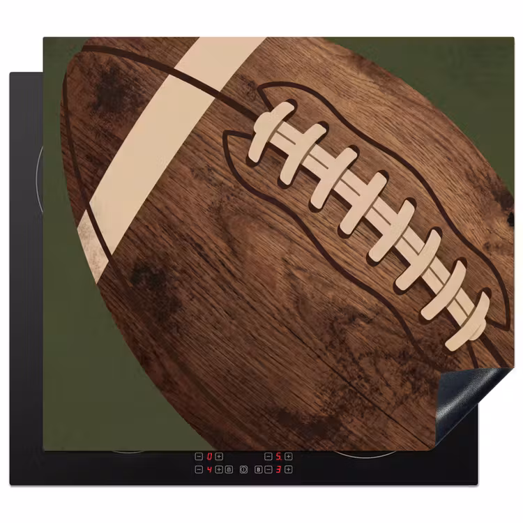 Inductie beschermer - Football - Hout - Sport - Groen — 1