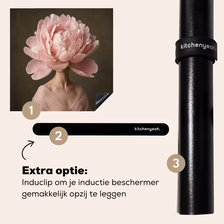 Inductie beschermer - Gezicht - Roos - Roze — 8
