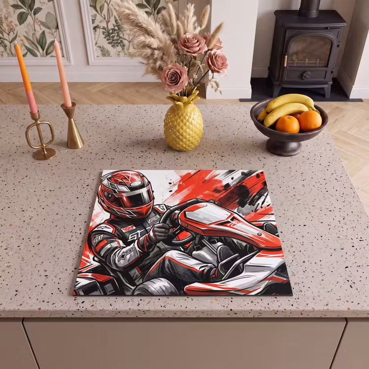 Inductie beschermer - Kart - Coureur - Snelheid - Rood — 3