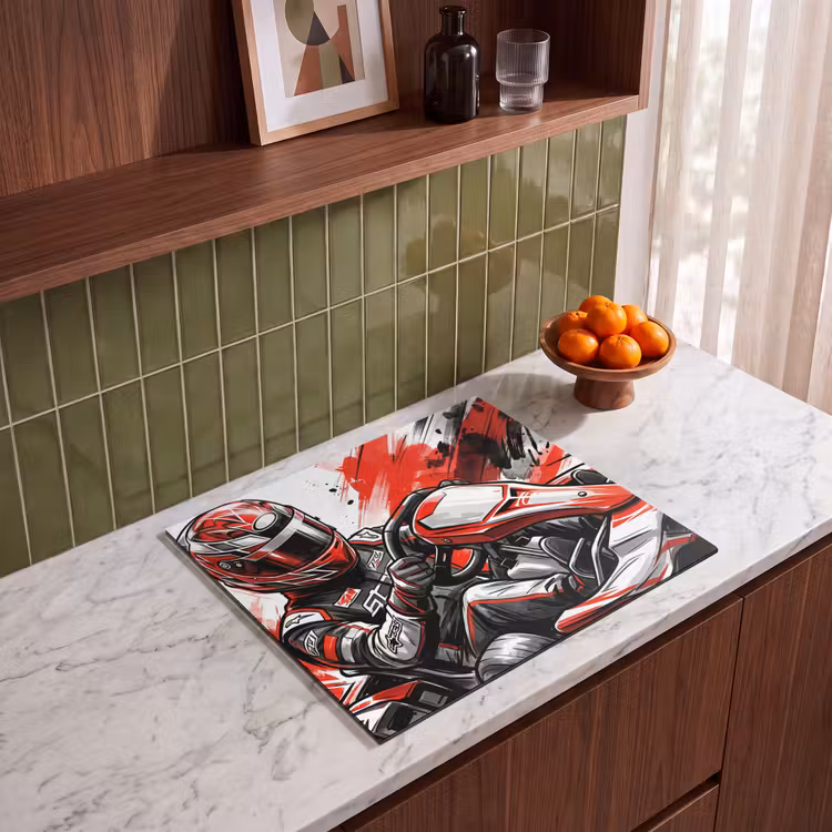 Inductie beschermer - Kart - Coureur - Snelheid - Rood — 4