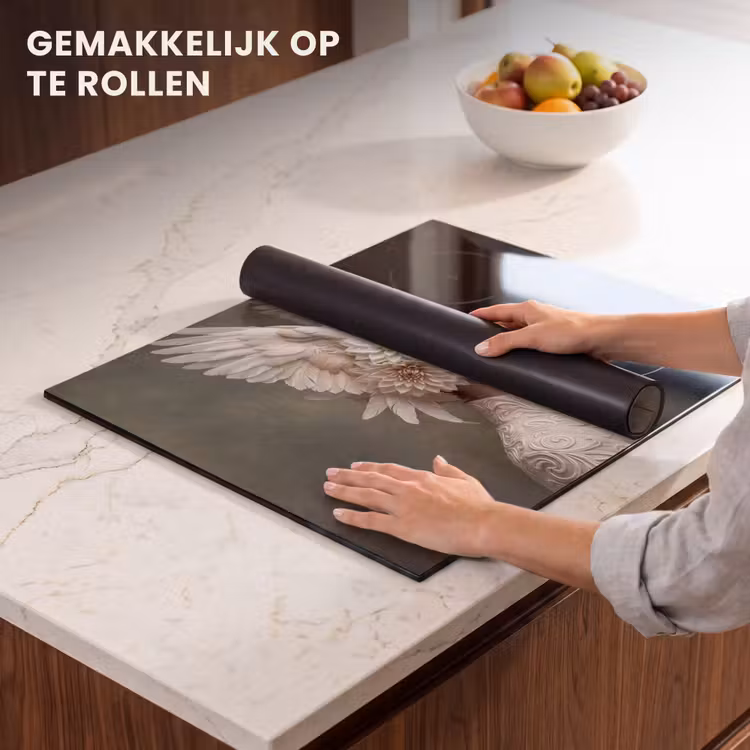 Inductie beschermer - Vleugels - Vrouw - Wit — 7