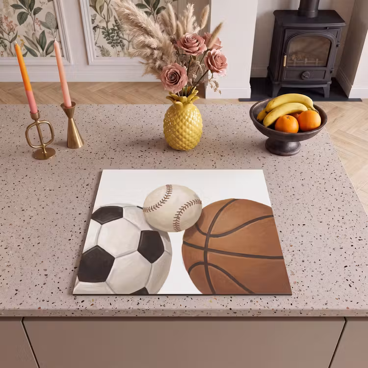 Inductie beschermer - Sport - Ballen - Illustratie — 3
