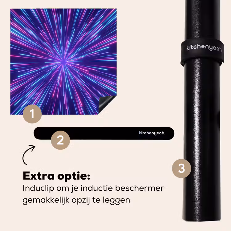 Inductie beschermer - Dynamisch - Ruimte - Kleurrijk — 8