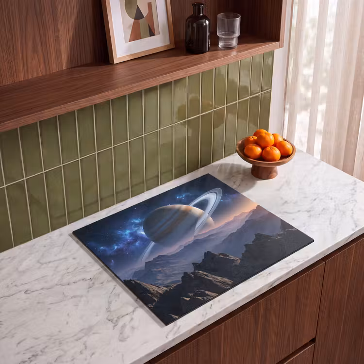 Inductie beschermer - Fantasy - Kosmos - Landschap — 4