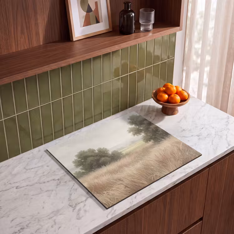 Inductie beschermer - Landschap - Minimalistisch - Beige — 4