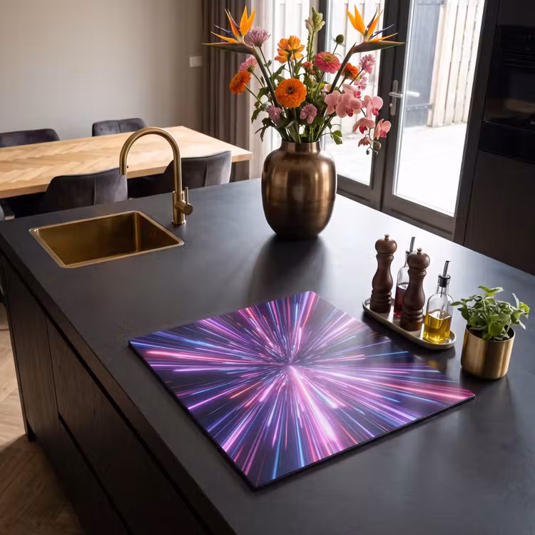 Inductie beschermer - Lichtsnelheid - Ruimte - Roze - Paars — 2
