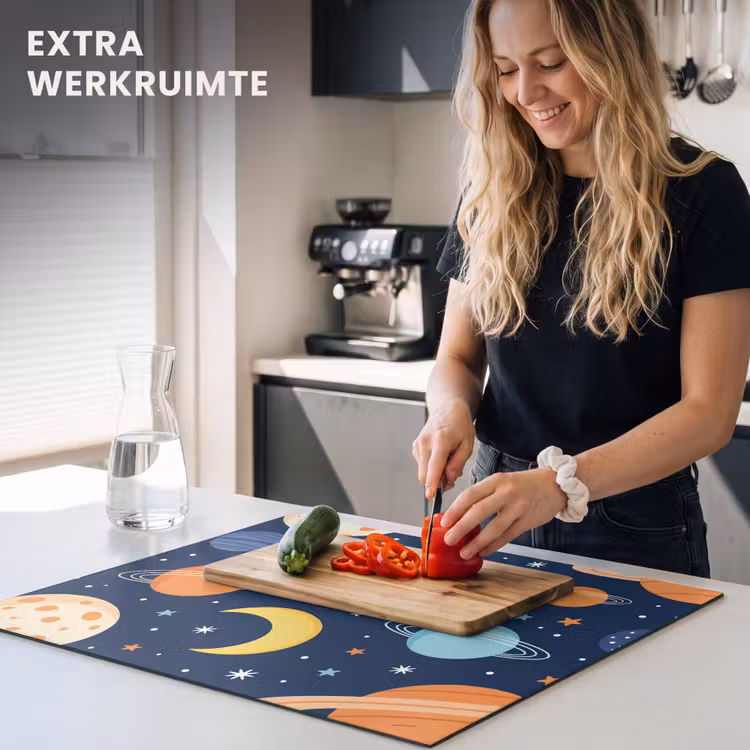 Inductie beschermer - Ruimte - Planeten - Kleurrijk — 5