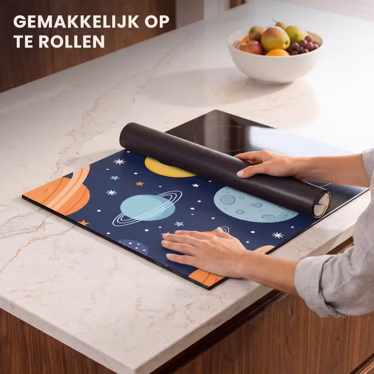 Inductie beschermer - Ruimte - Planeten - Kleurrijk — 7
