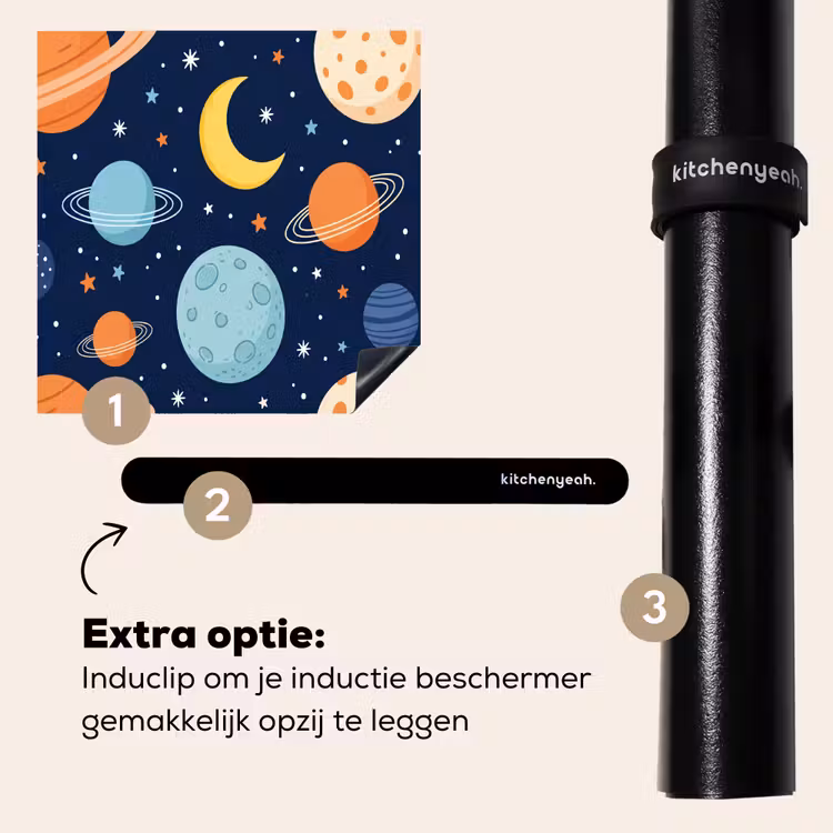 Inductie beschermer - Ruimte - Planeten - Kleurrijk — 8