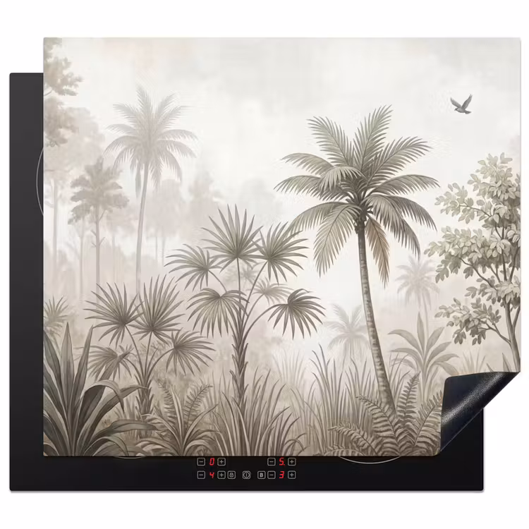 Inductie beschermer - Jungle - Palmbomen - Natuur — 1