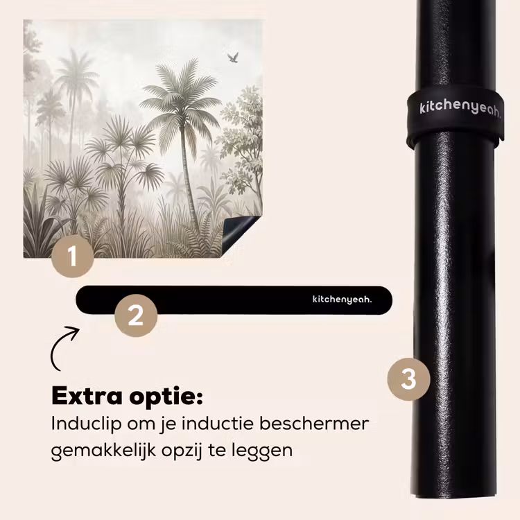 Inductie beschermer - Jungle - Palmbomen - Natuur — 8