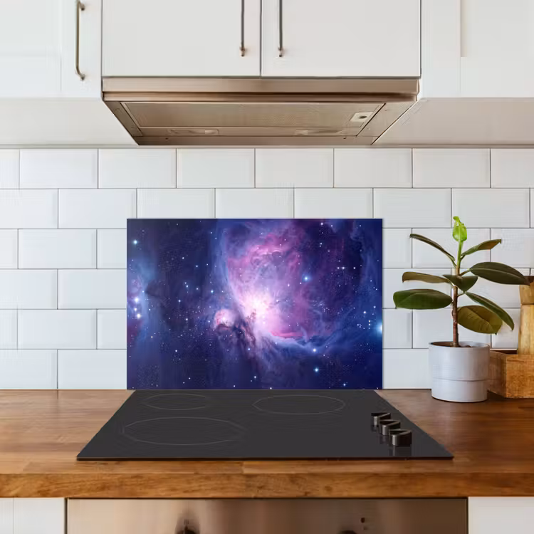 Spatscherm keuken - Ruimte - Sterren - Kleurrijk — 3