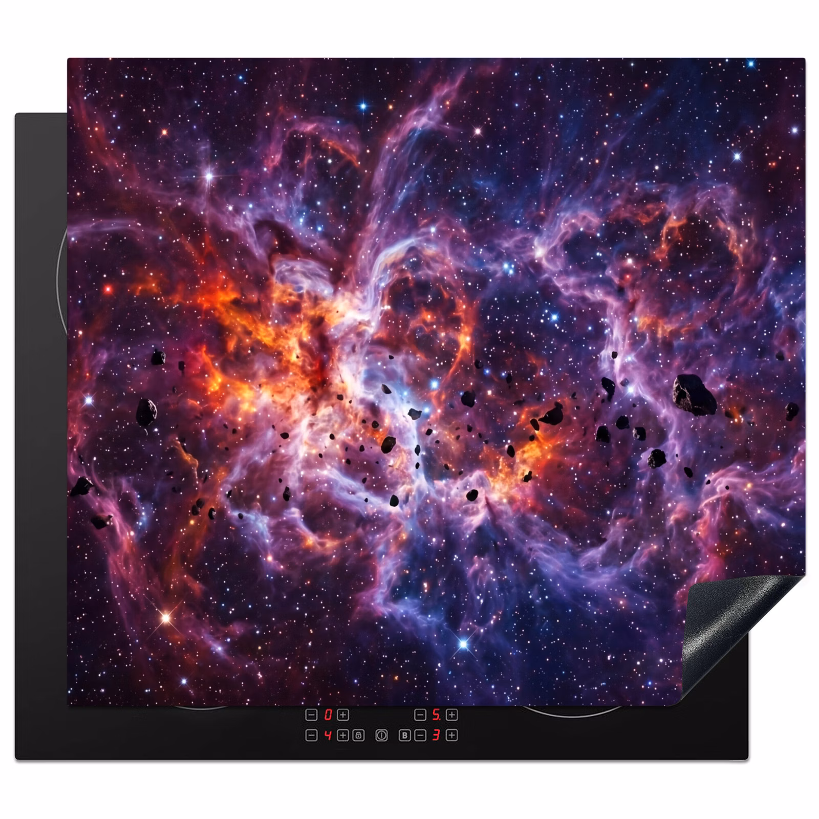 Inductie beschermer - Space - Stars - Abstract - Colorful — 1