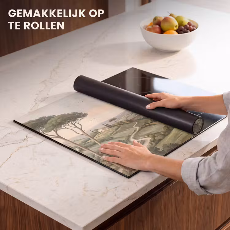 Inductie beschermer - Landschap - Heuvels - Zandpad - Groen — 7