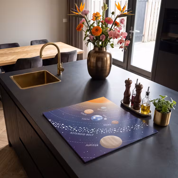 Inductie beschermer - Planetenstelsel - Ruimte - Illustratie — 2