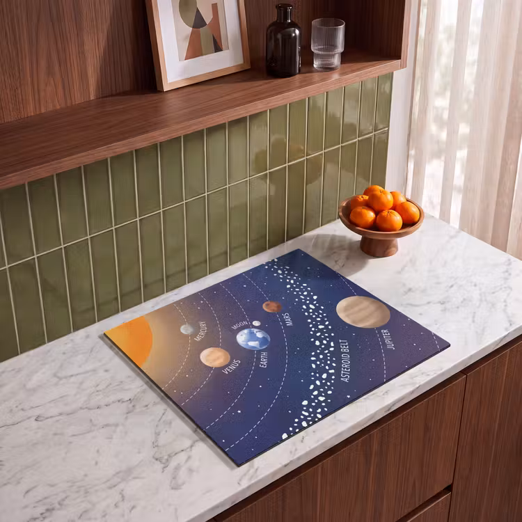 Inductie beschermer - Planetenstelsel - Ruimte - Illustratie — 4