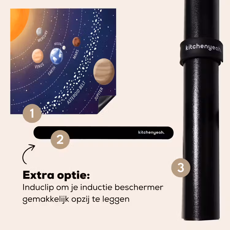 Inductie beschermer - Planetenstelsel - Ruimte - Illustratie — 8