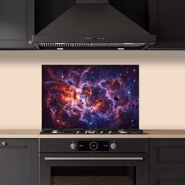 Spatscherm keuken - Space - Stars - Abstract - Colorful — 5