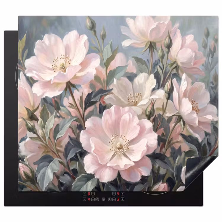 Inductie beschermer - Rozen - Illustratie - Roze — 1