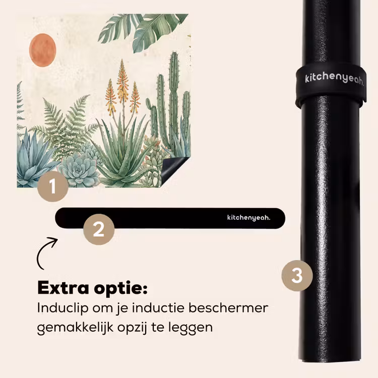 Inductie beschermer - Woestijn - Planten - Groen — 8
