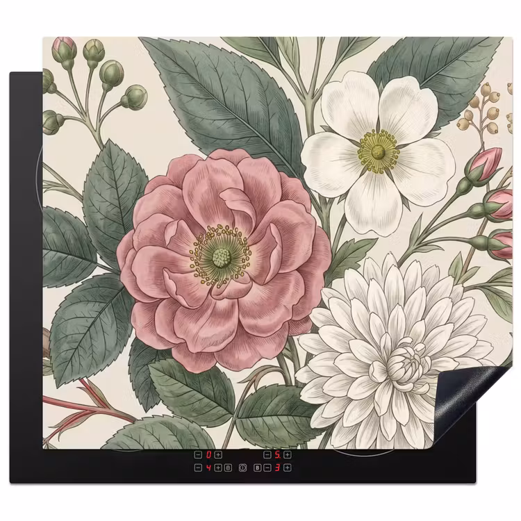 Inductie beschermer - Romantisch - Design - Kleurrijk — 1