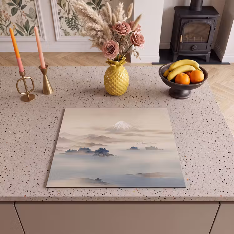Inductie beschermer - Japans - Landschap - Beige — 3