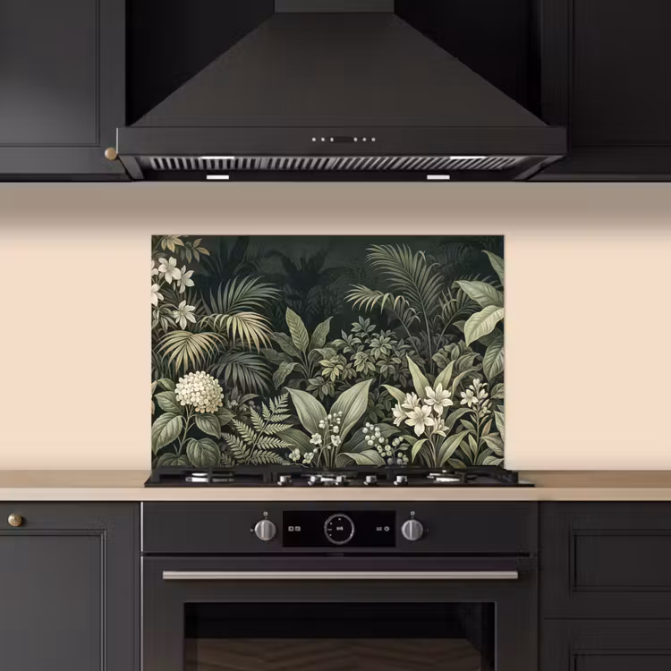 Spatscherm keuken - Jungle - Bladeren - Botanisch - Groen — 5