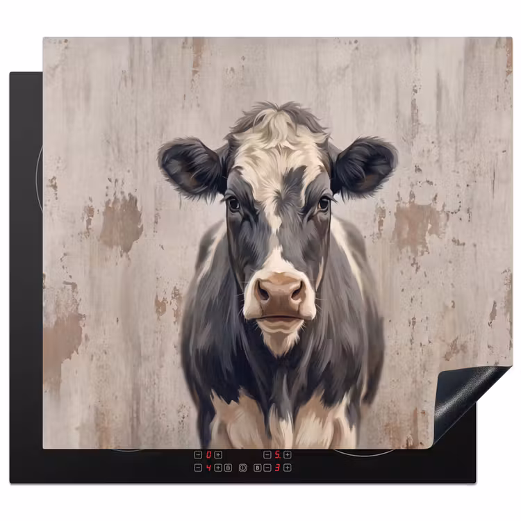 Inductie beschermer - Koe - Portret - Dieren - Modern — 1