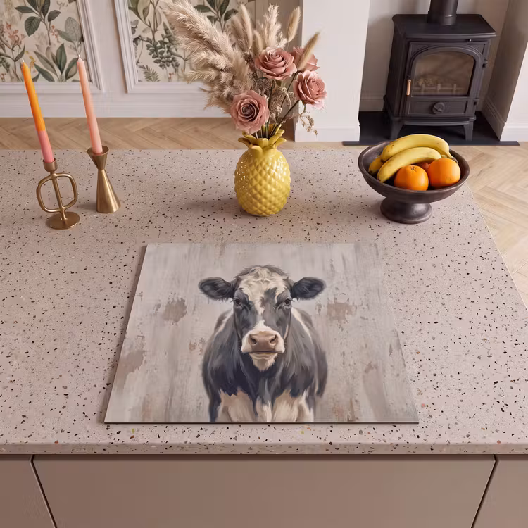 Inductie beschermer - Koe - Portret - Dieren - Modern — 3