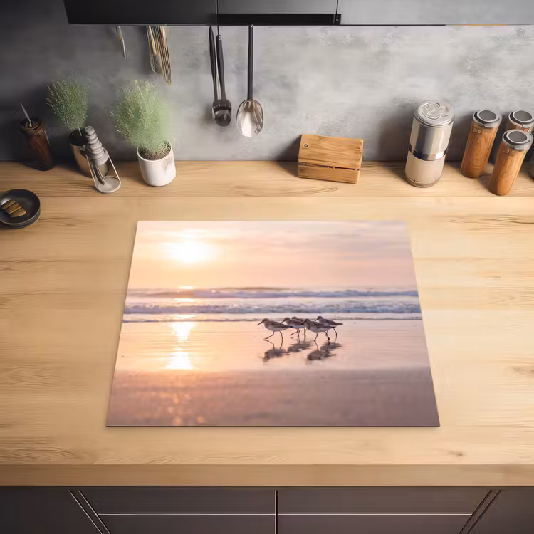 Inductie beschermer - Zee - Vogels - Strand — 2