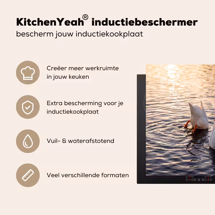 Inductie beschermer - Eenden - Water - Natuur — 5