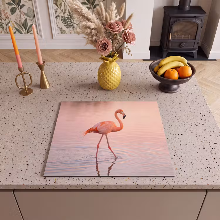 Inductie beschermer - Flamingo - Water - Roze — 3