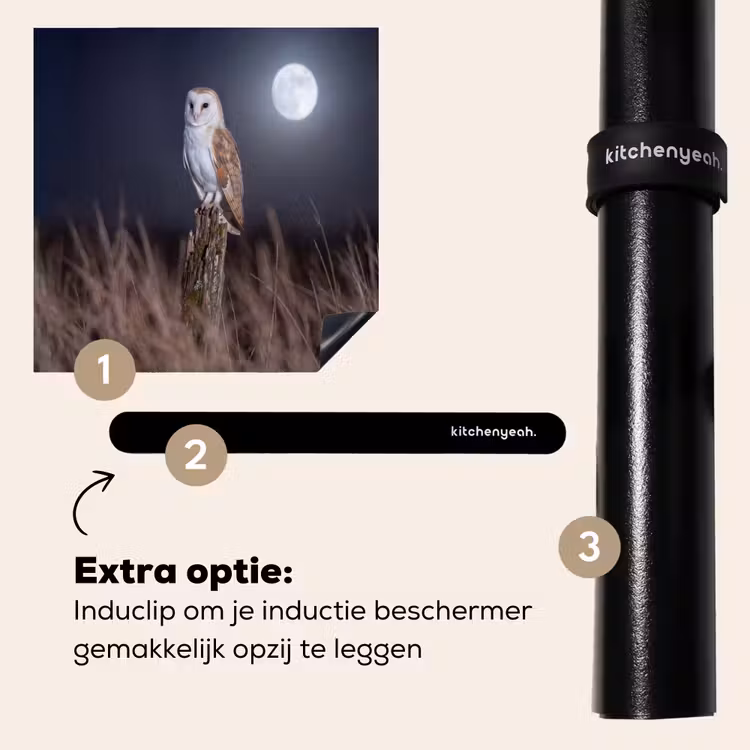 Inductie beschermer - Kerkuil - Maan - Nacht — 8