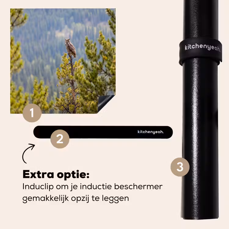 Inductie beschermer - Uil - Oehoe - Bomen - Natuur — 8