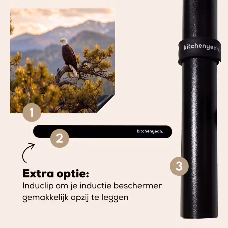 Inductie beschermer - Zeearend - Boom - Bergen - Groen — 8