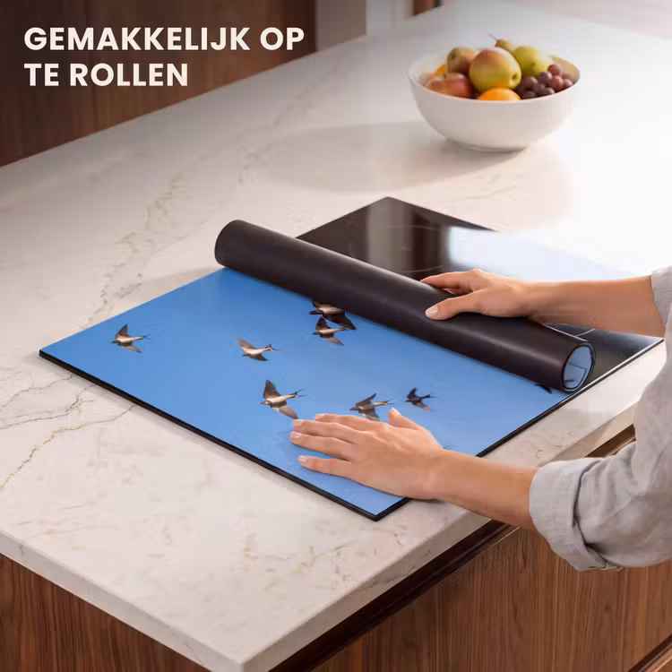 Inductie beschermer - Zwaluwen - Vliegen - Blauw — 7